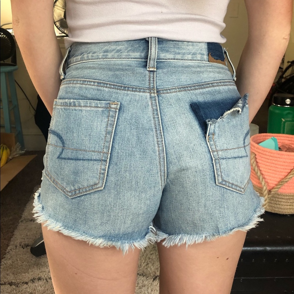 American Eagle Vintage Hi-Rise Festival Shorts